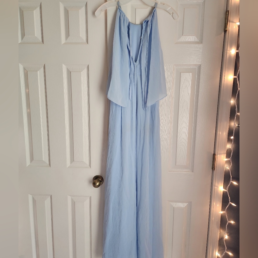 Womens David's Bridal Light Blue Dress~Size 2 - Picture 3 of 16